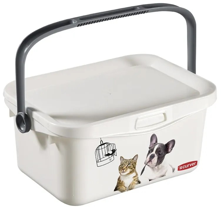 Cutie Curver Petlife 00363-C44, 11x18x26 cm, 3 l, alb, 3 l