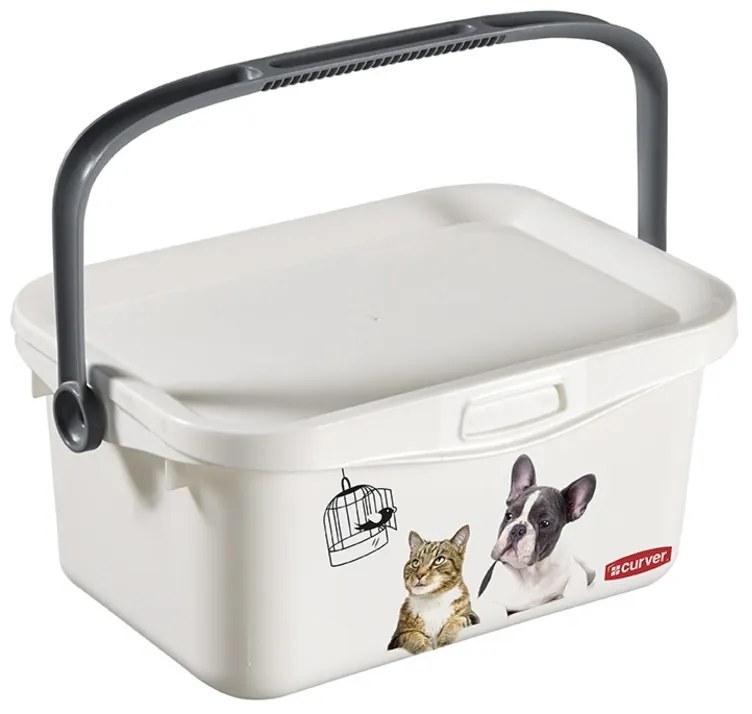 Cutie Curver Petlife 00363-C44, 11x18x26 cm, 3 l, alb