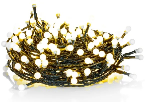 Instalație LED de Crăciun de exterior Retlux 100xLED/8 funcții 15m IP44 alb cald