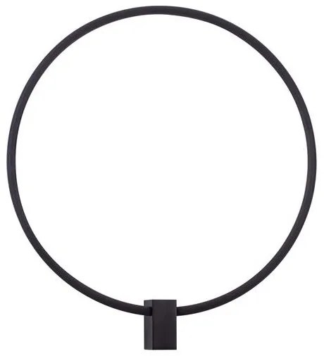 Aplica de perete circulara LED CCT CERCIO 50cm negru