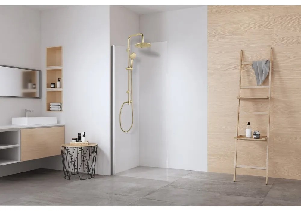 Set de duș auriu mat din oțel inoxidabil 101 cm Young Line – Wenko
