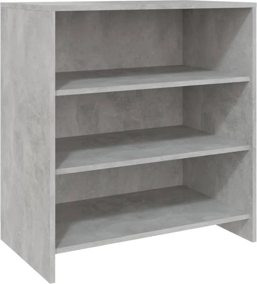 vidaXL Servantă, gri beton, 70x40,5x75 cm, PAL