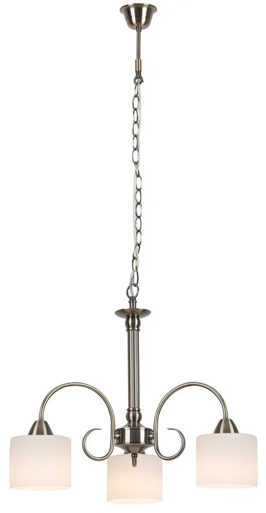Candelabru clasic cu 3 brate EDITH bronz antic 7275 RX