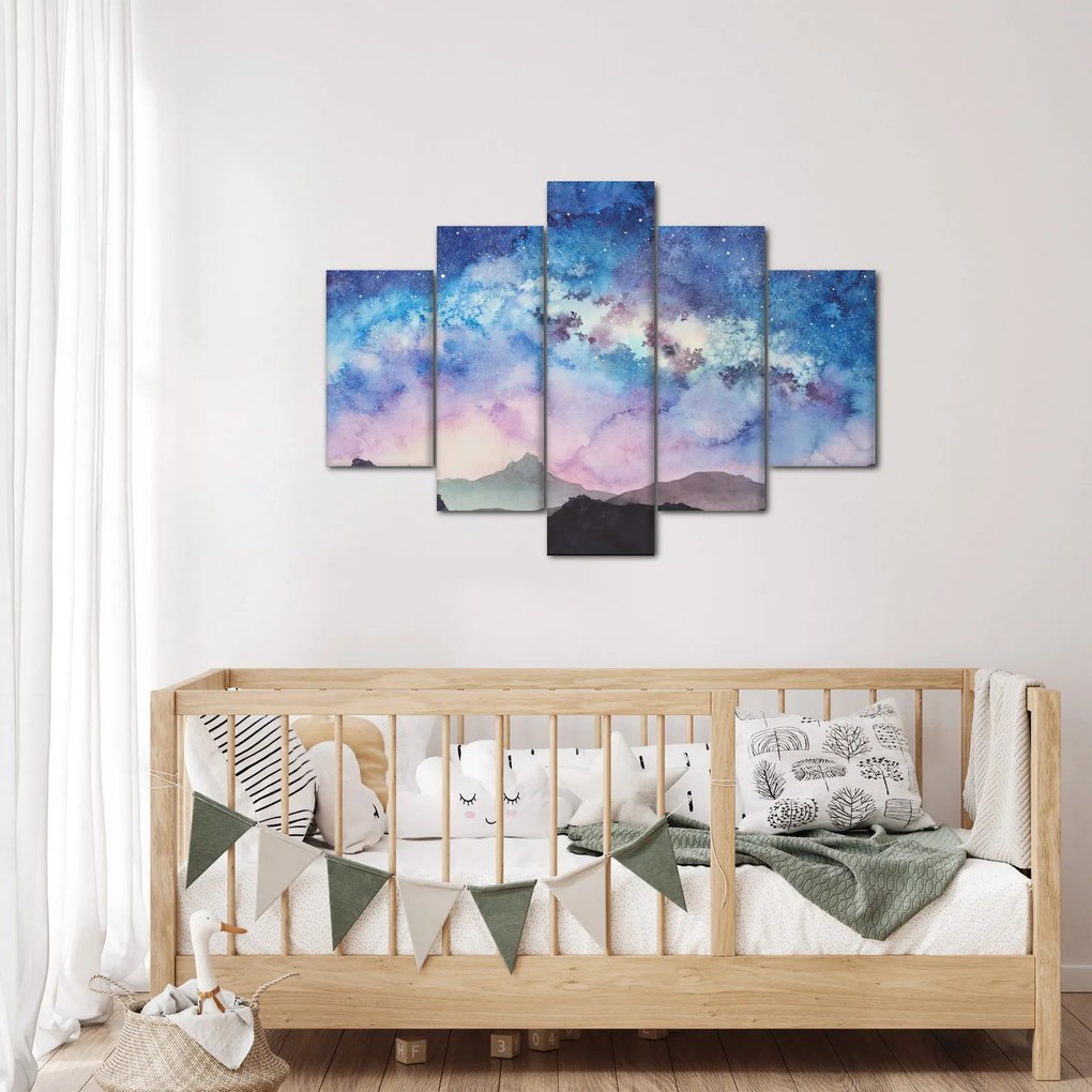 Tablou - Calea lactee, aquarel (150x105 cm)
