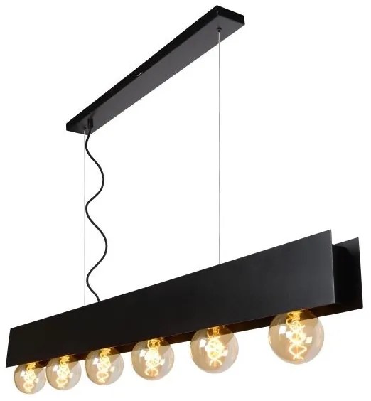 Lustră pe cablu Lucide 30474/06/30 SURTUS 6xE27/60W/230V