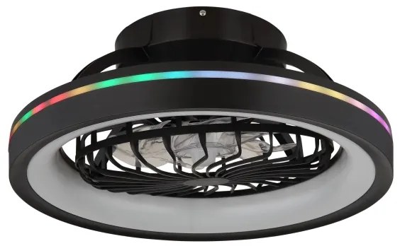 Ventilator LED RGB dimabil de tavan Globo 03665 DEANNE LED/40W/230V + telecomandă