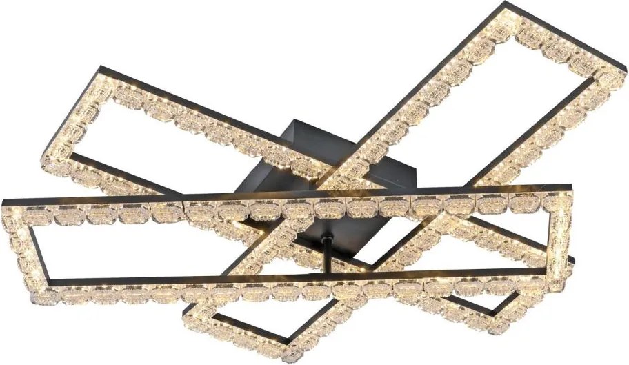 JUST LIGHT. 14733-18 - LED Plafonieră GLITRA LED/35W/230V neagră