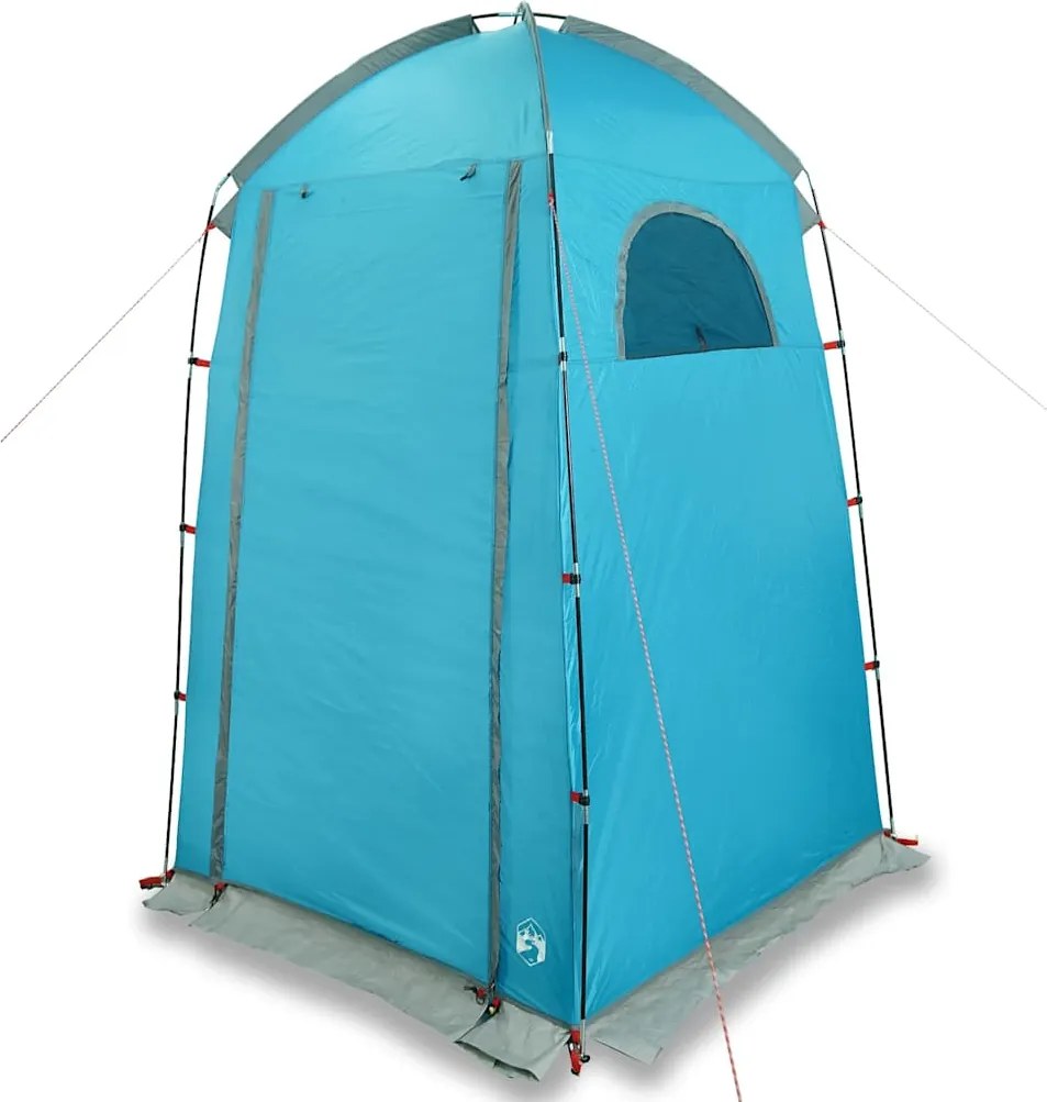 vidaXL Cort de duș, albastru, impermeabil