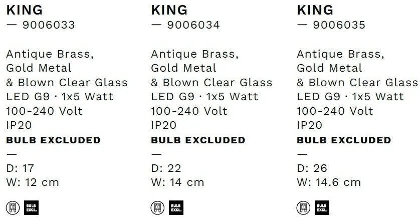 Aplica moderna design decorativ KING D-17cm
