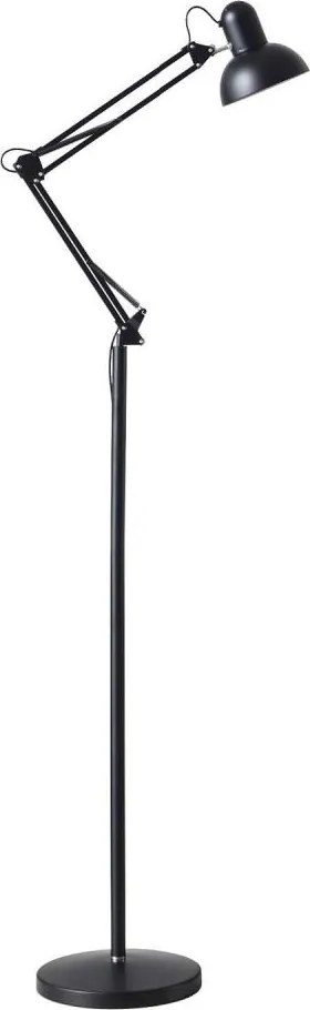 Brilagi - Lampă de podea flexibilă TASKER 1xE27/60W/230V, 184 cm, neagră