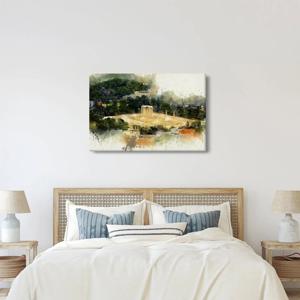 Tablou - Templul lui Zeus, Atena, Grecia (90x60 cm)