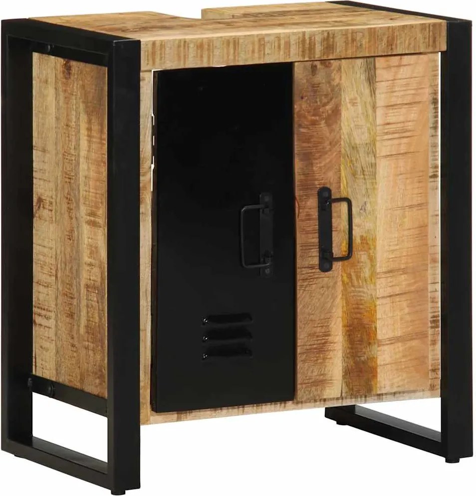 vidaXL Dulap de Baie cu raft Maro 55 x 35 x 60 cm Lemn de mango solid