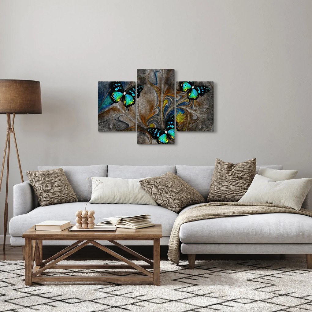 Tablou - Fluturi strălucitori în imagine (90x60 cm)