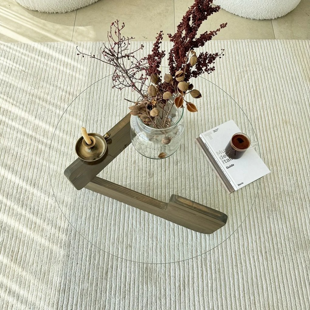 Măsuță de conferință Mia Walnut