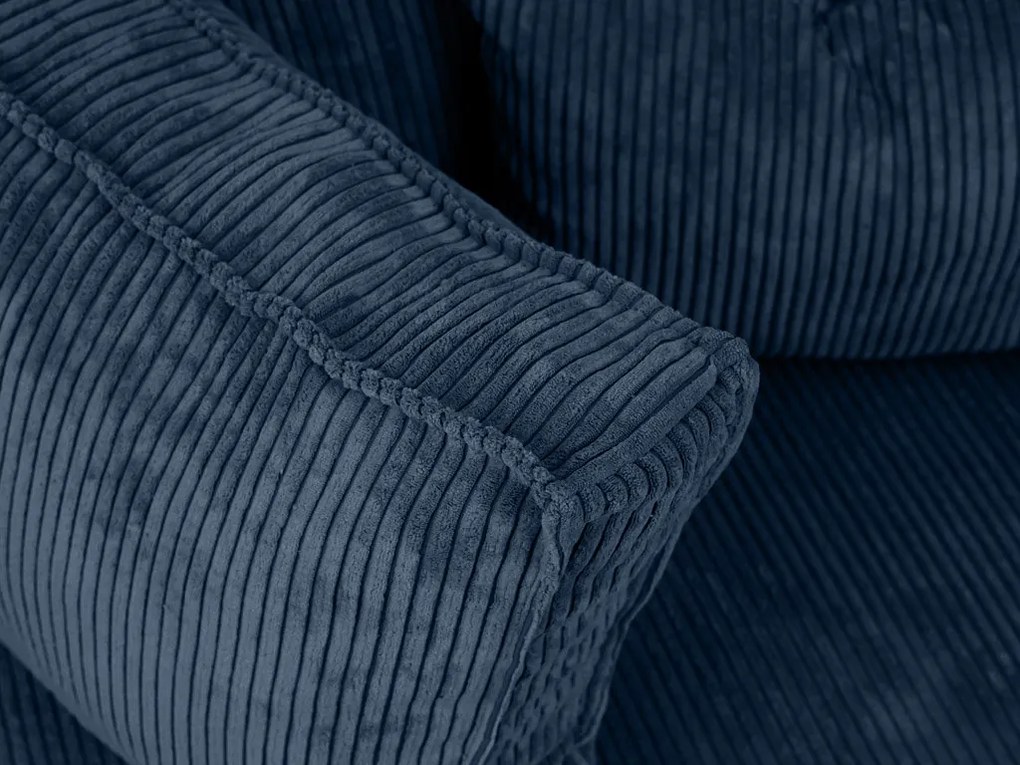 Coltar in forma de U SMART COSARO 295x140 cm, albastru inchis