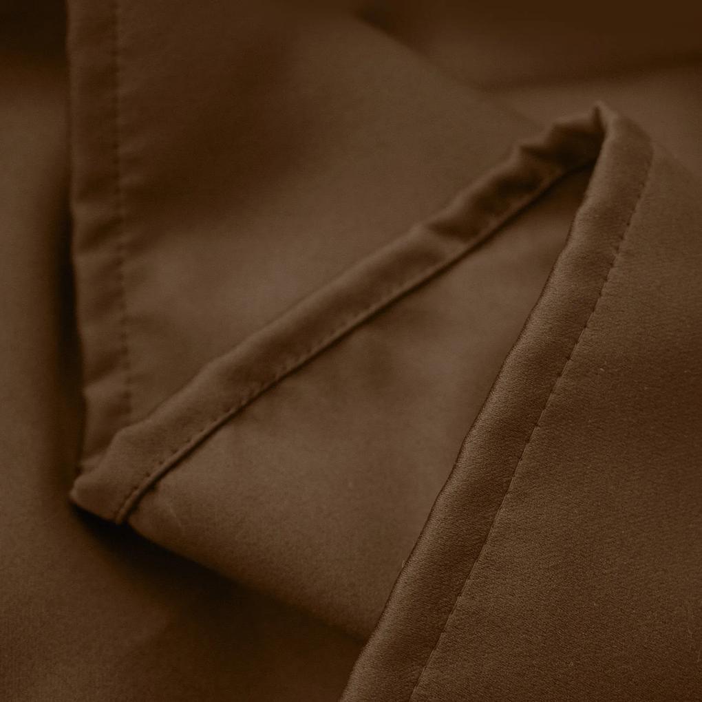 Goldea draperie blackout - bl-40 maro - lățime 270 cm 220x270 cm