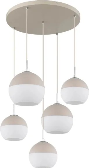 Globo 15999-5HR - Lustră suspendată pe cablu RAGUSA, 5xE27/60W/230V