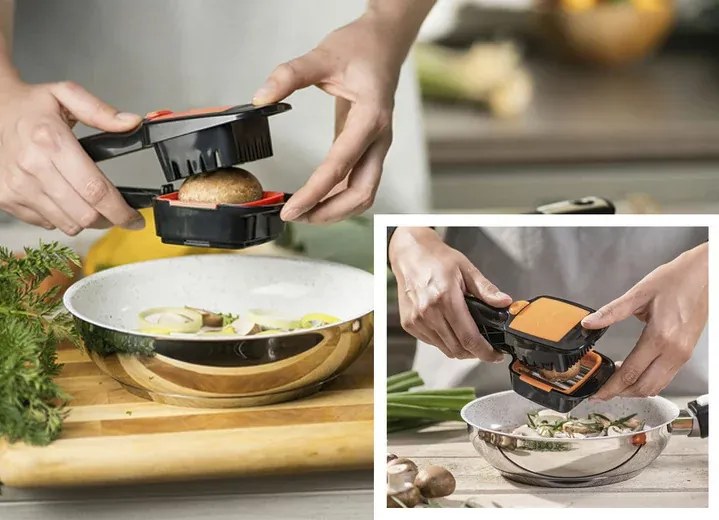 Tăietor multifuncțional pentru fructe și legume - 7 piese în set