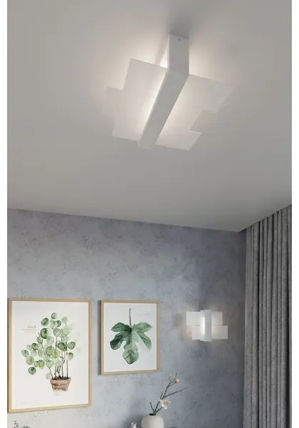 Aplică LED HERA 1xE27/7,5W/230V alb Brilagi