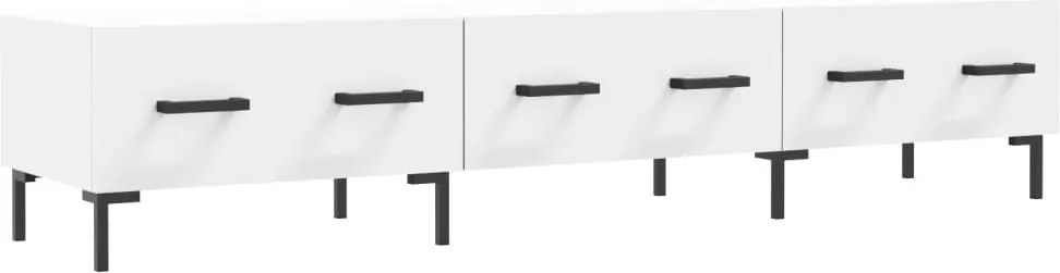 vidaXL Comodă TV, alb, 150x36x30 cm, lemn prelucrat