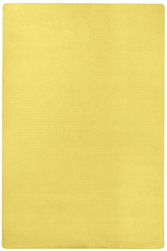 Covor Unicolor Fancy, Galben, 80x300 - C17-470911