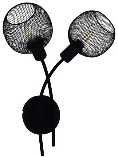 Eglo 43375 - Aplică perete WRINGTON 1 2xE14/40W/230V