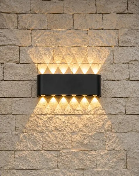 Top Light-LED Aplica de perete pentru exterior RAY LED/10W/230V 3000/4000/6500K IP54 negru