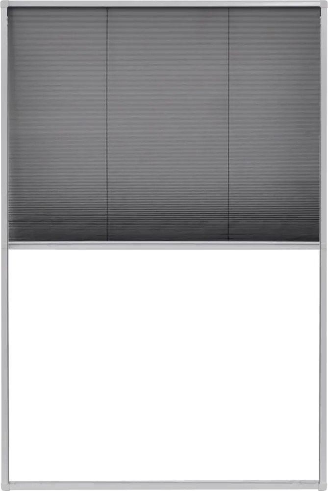 vidaXL Ecran insecte pentru ferestre, aluminiu, 80x120 cm