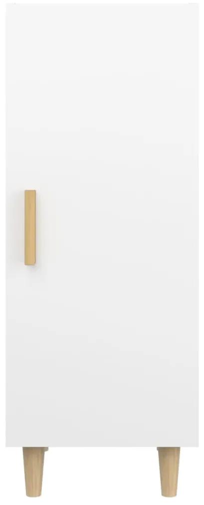 Servanta, alb, 34,5x34x90 cm, lemn compozit Alb, 1