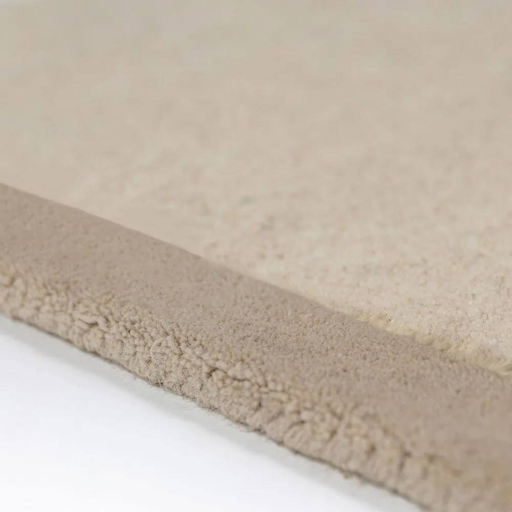 Covor în culoare naturală țesut manual din lână 120x180 cm Lozenge – Flair Rugs