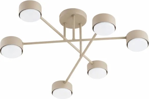 Brilagi - LED lustru aplicat MONO 6xGX53/30W/230V bej