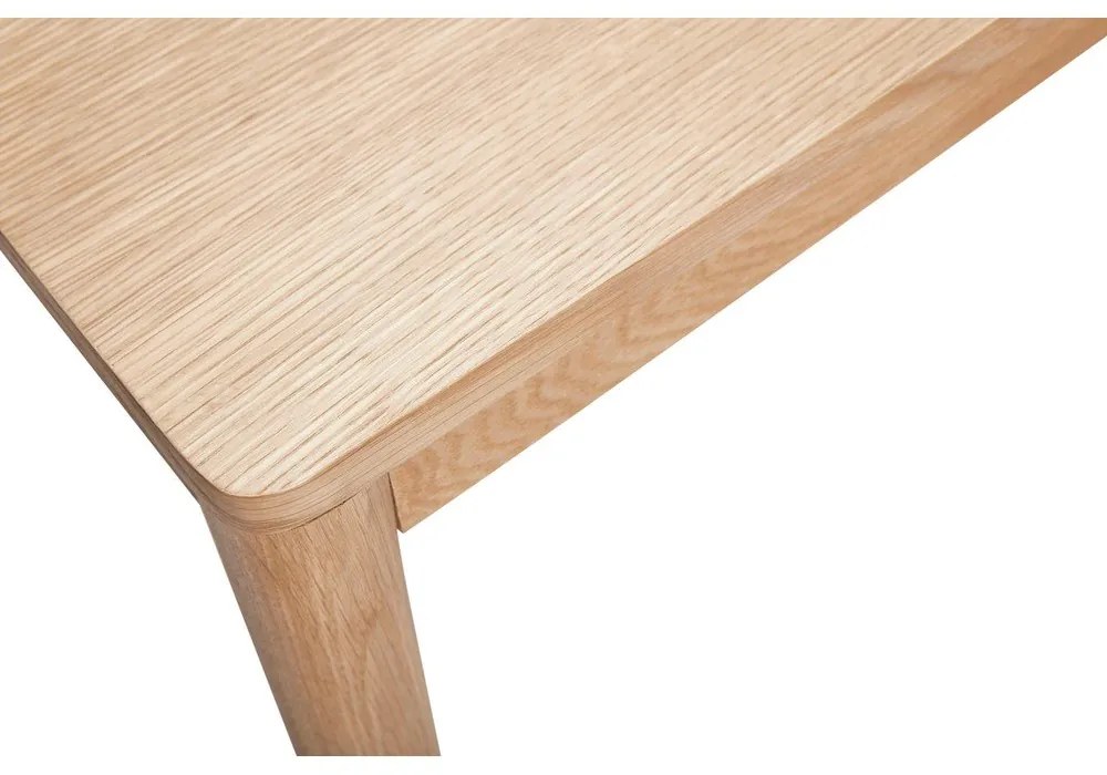 Masă dining cu aspect de lemn de stejar 80x140 cm Acorn – Hübsch