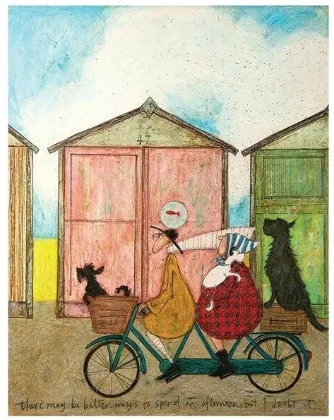 Imprimare de artă Sam Toft - There may be Better Ways to Spend an Afternoon...