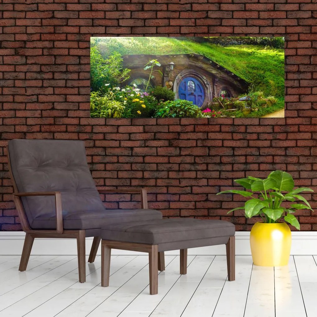 Tablou - Orasul Hobitin (120x50 cm)
