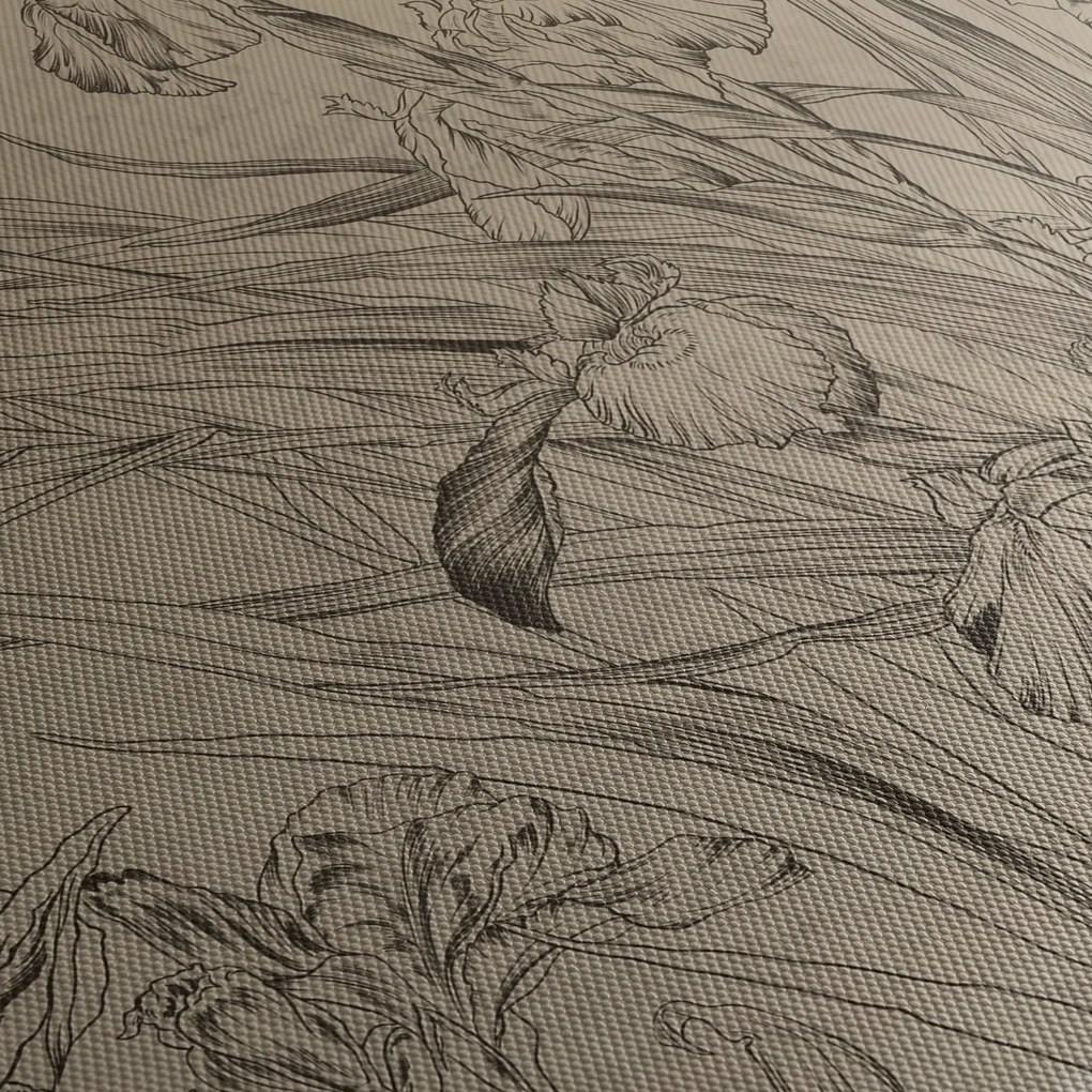 Tablou - Contururile plantelor (90x60 cm)