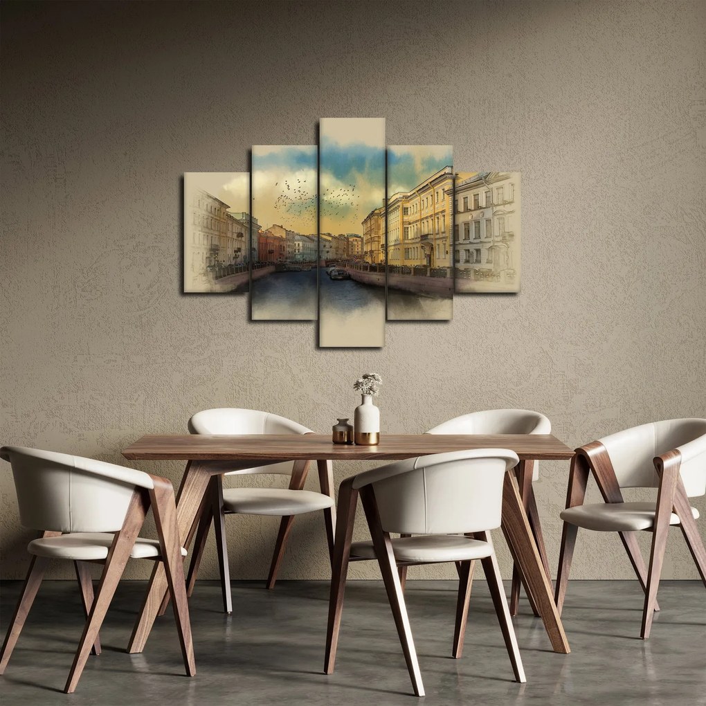 Tablou - Râul Moyka, Sankt Petersburg, Rusia (150x105 cm)