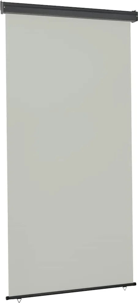 vidaXL Copertină laterală de balcon, gri, 125 x 250 cm