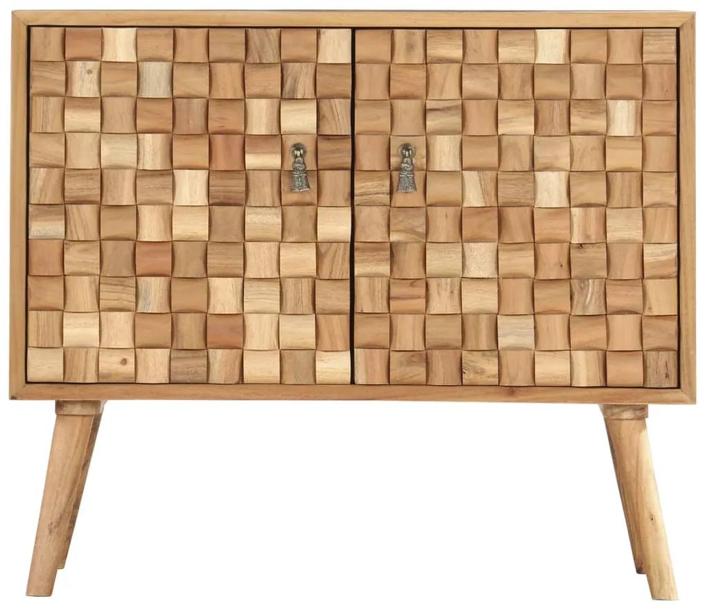 287439 vidaXL Servantă, 75 x 35 x 65 cm, lemn masiv de acacia