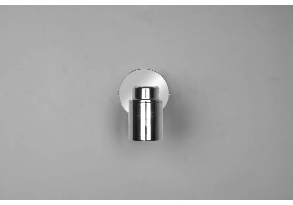 Spot argintiu lucios din metal 10x9 cm Angelo – Trio