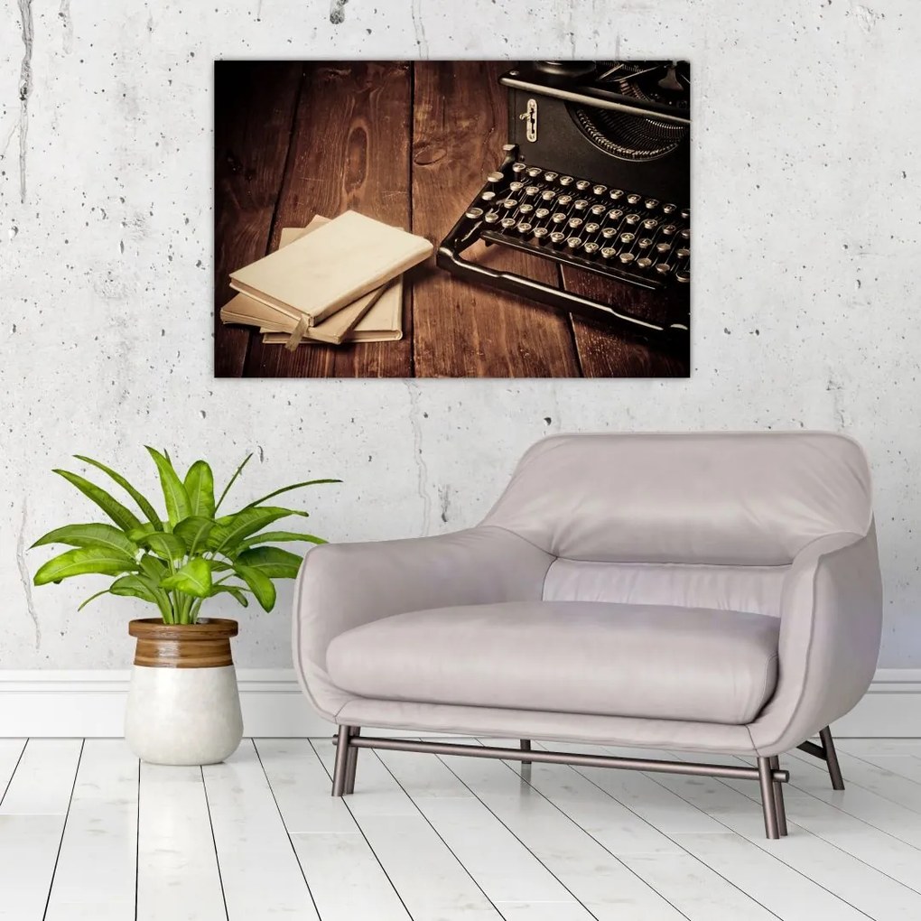 Tablou - Mașina de scris (90x60 cm)