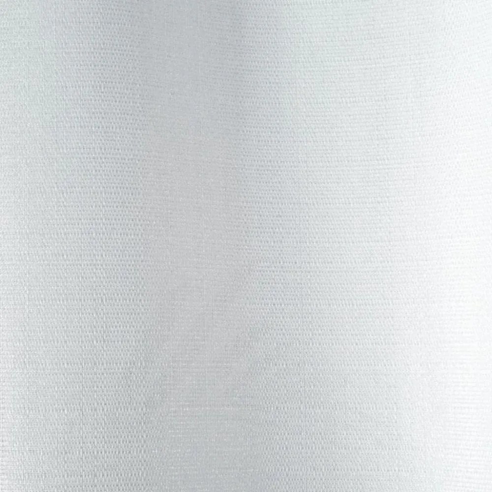 Draperie alb lucioasă cu agățare pe inele 140 x 250 cm Lungime: 250 cm