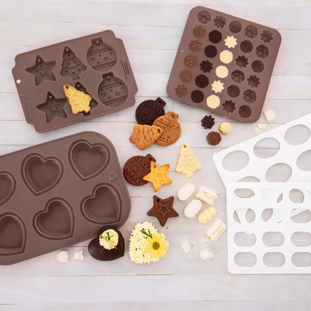 Formă de copt pentru praline din silicon 20,5x21 cm – Orion