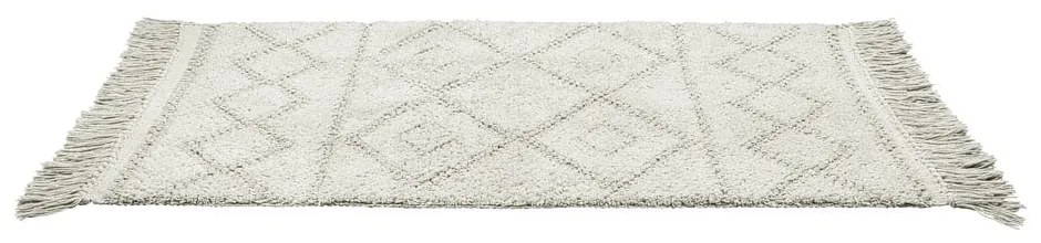 Covoraș baie din bumbac organic Wenko Urla 60 x 90 cm, gri