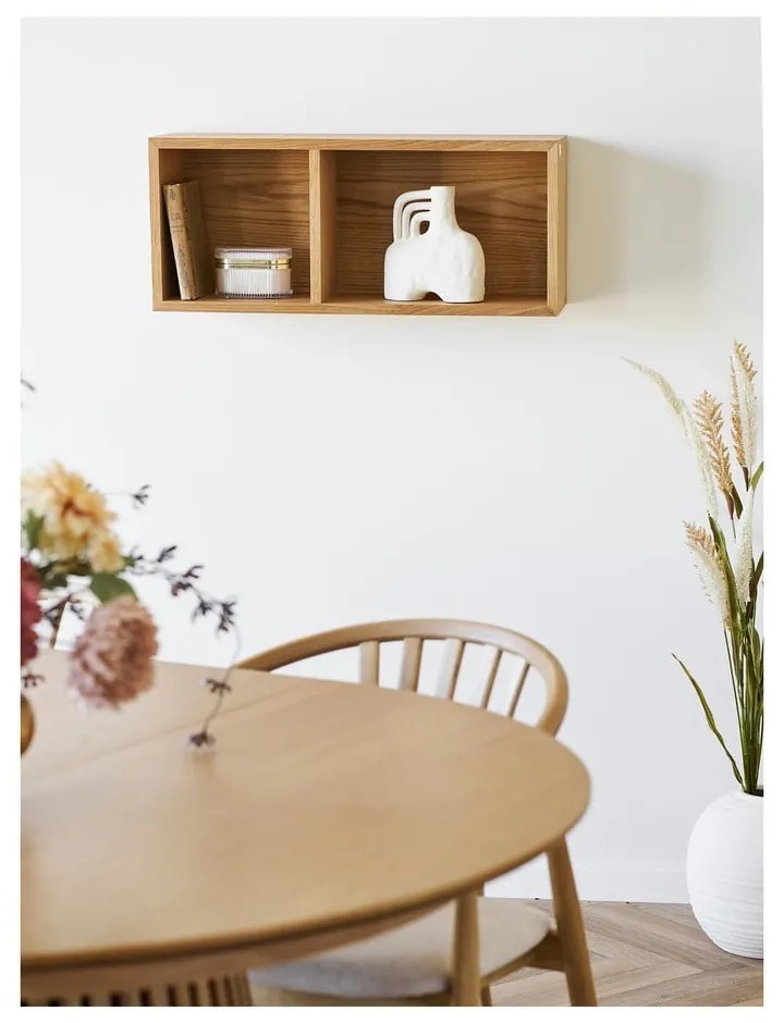 Raft în culoare naturală etajat cu aspect de lemn de stejar 71 cm Oshawa – House Nordic