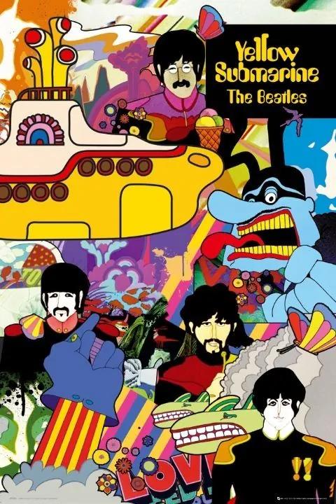 Poster the Beatles - yellow submarine, (61 x 91.5 cm)