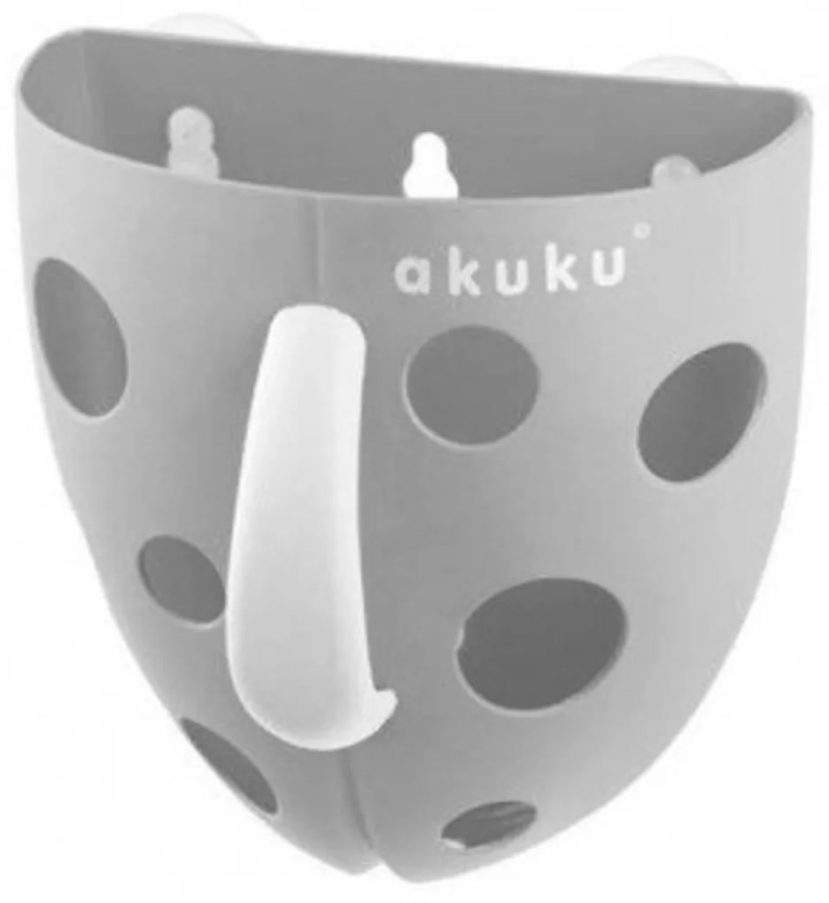 Akuku Caseta, container pentru jucării în apă, și baie, gri