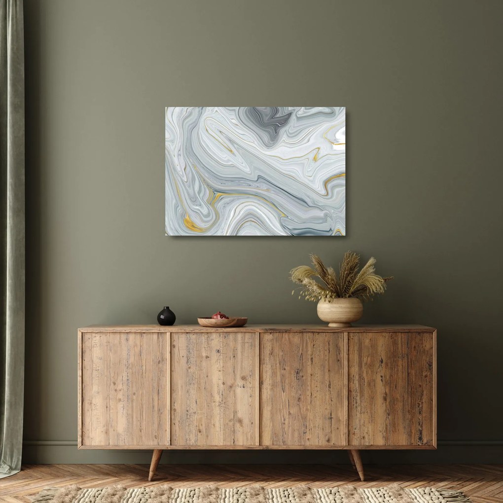 Tablou pe sticlă - Abstracție (70x50 cm)