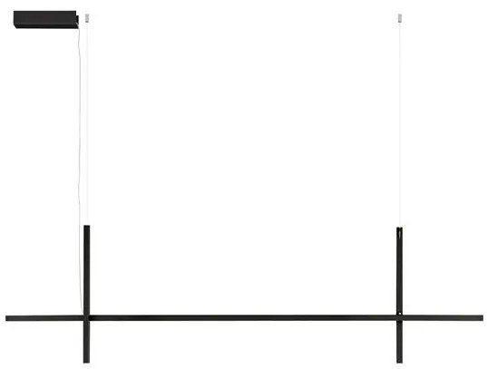 Lustra LED suspendata stil minimalist LOOMA negru