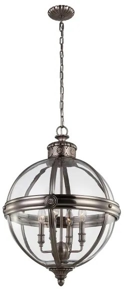 Lustră pe lanț Feiss FE-ADAMS-4P-ANL ADAMS 4xE14/60W/230V bronz