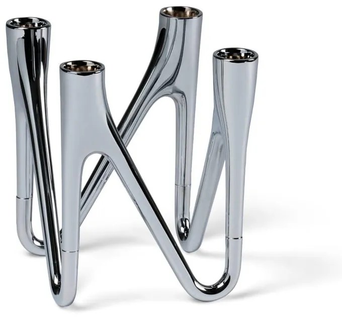 Sfeșnic Morsø Roots, argintiu